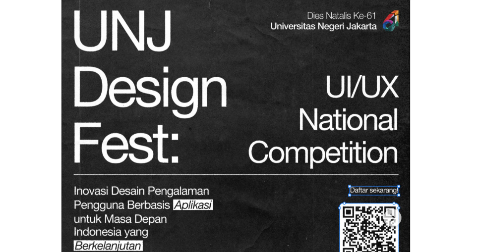 UNJ DESIGN FEST: UI/UX National Competition