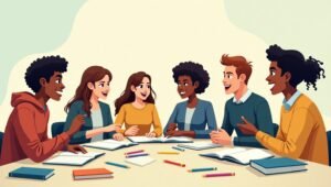 Guru dan siswa aktif berdiskusi dalam metode mengajar interaktif