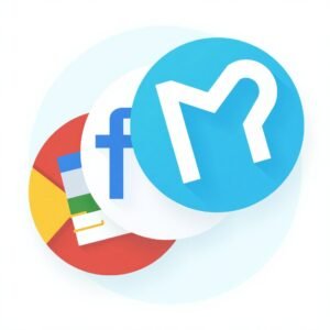 Logo Moodle, Google Classroom, dan Edmodo 3 LMS terbaik