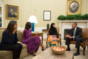 Malala Yousafzai Oval Office 11 Oct 2013