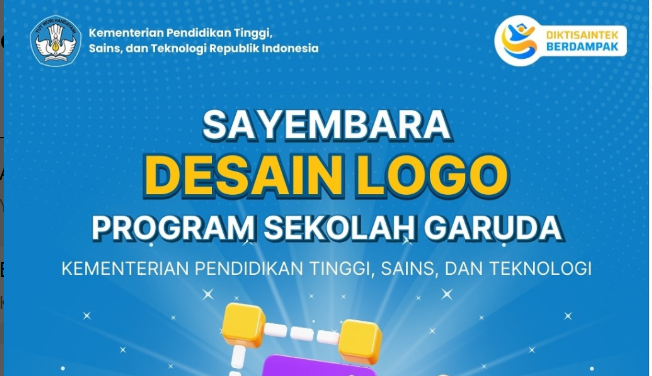 Postingan instagram Sayembara Logo Sekolah Garuda 2025.