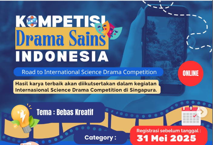 Pamflet Kompetisi Drama Sains Indonesia (KDSI)