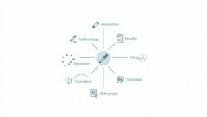 Diagram struktur karya ilmiah, roadmap penulisan akademik