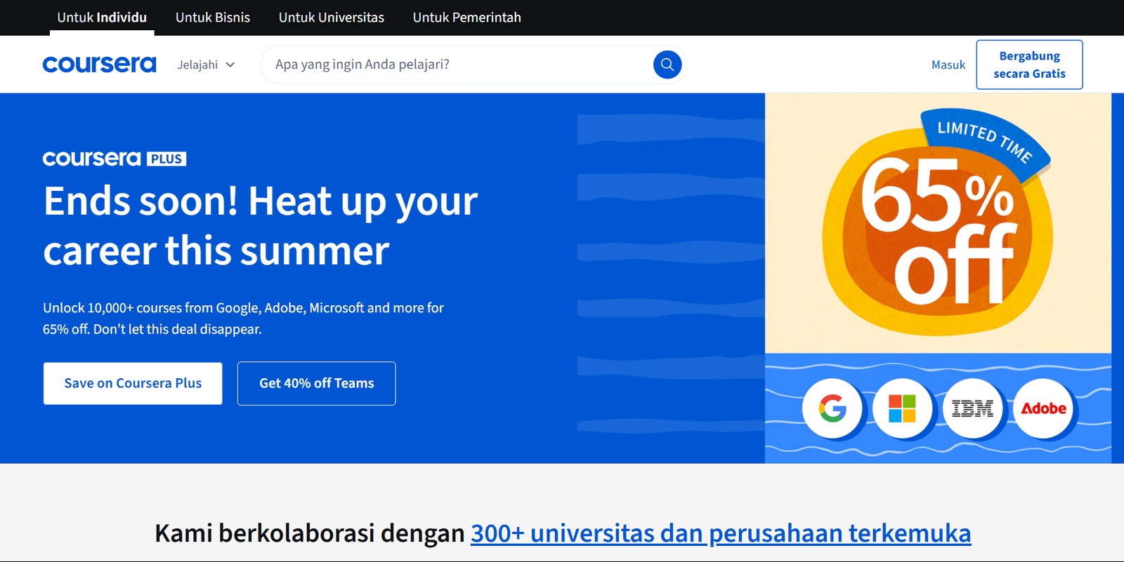 review coursera, mahasiswa belajar kursus online dari universitas terbaik dunia